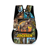 Jurassic Dinosaur Custom Backpack - School Season Gift
